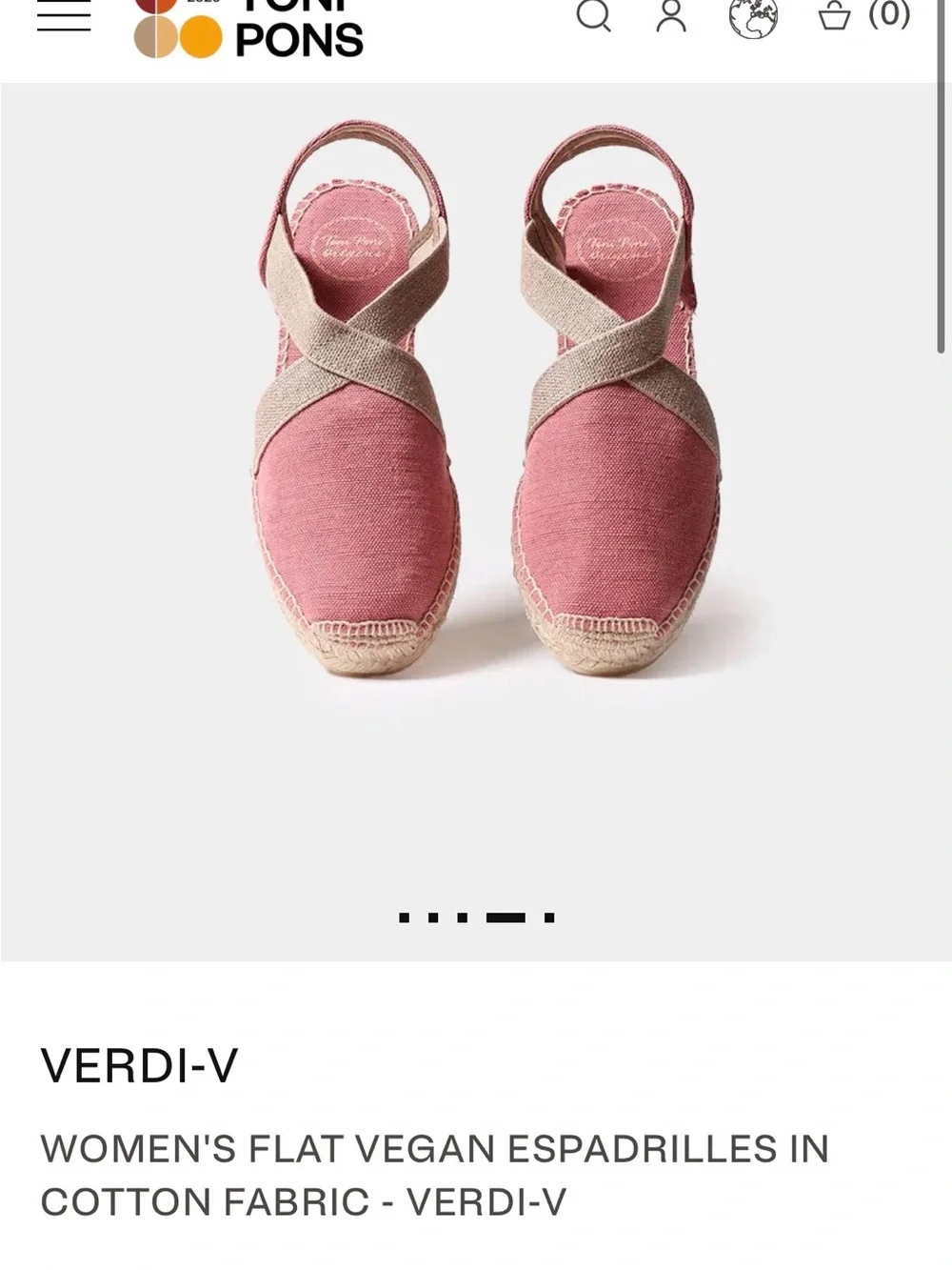 Toni Pons espadrilles day fit